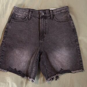 Women's Black Denim Shorts